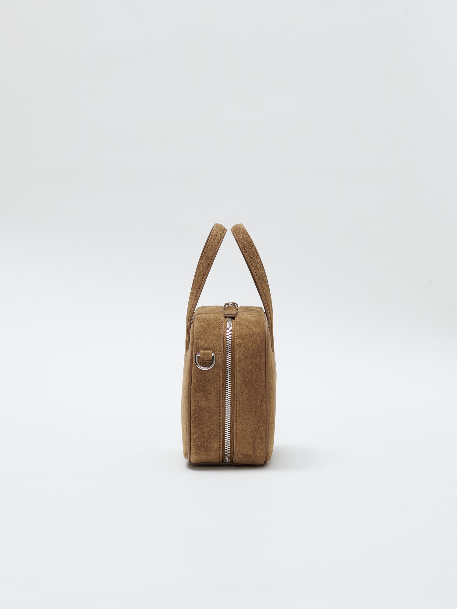 Mini Tin square tote bag Suede