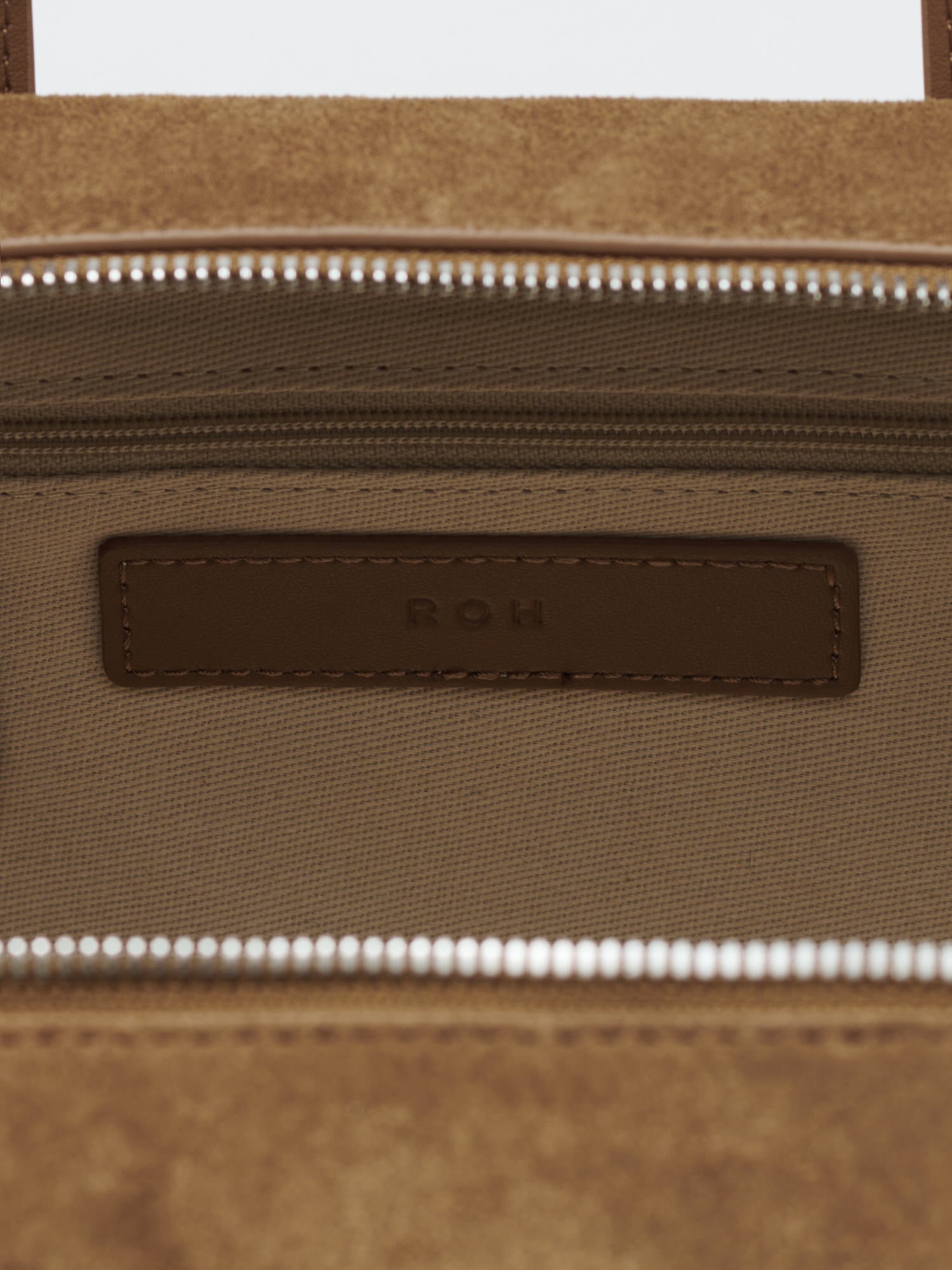 Mini Tin square tote bag Suede