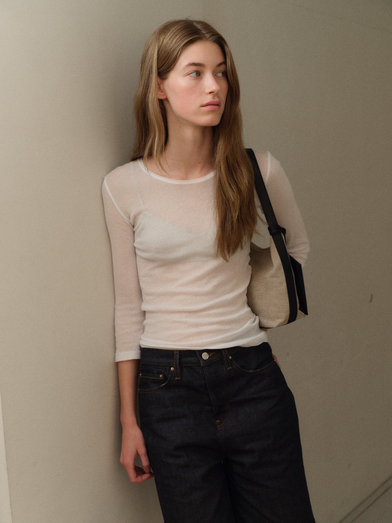 Mini pulpy hobo bag Jute