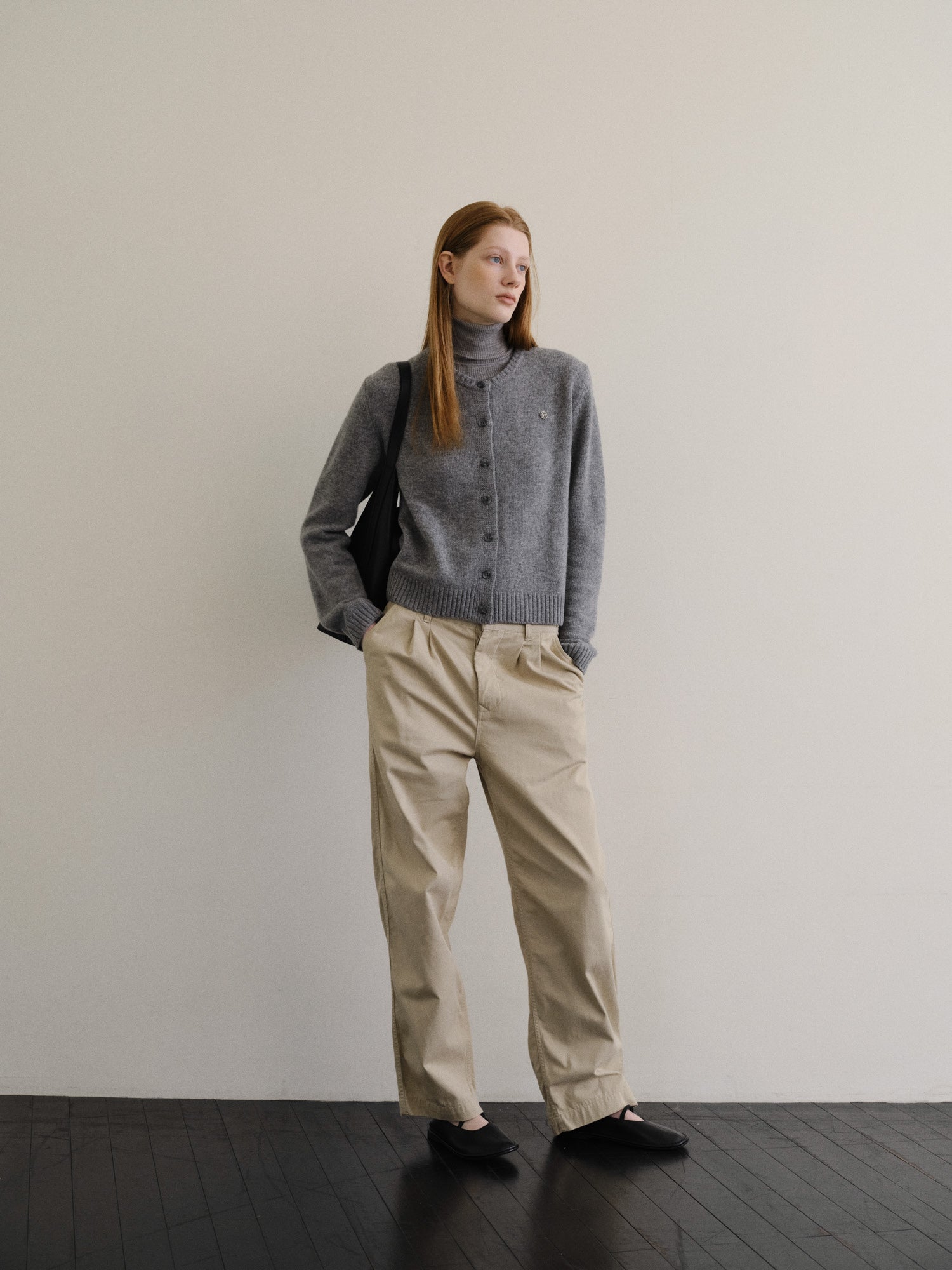 Classic knit cardigan