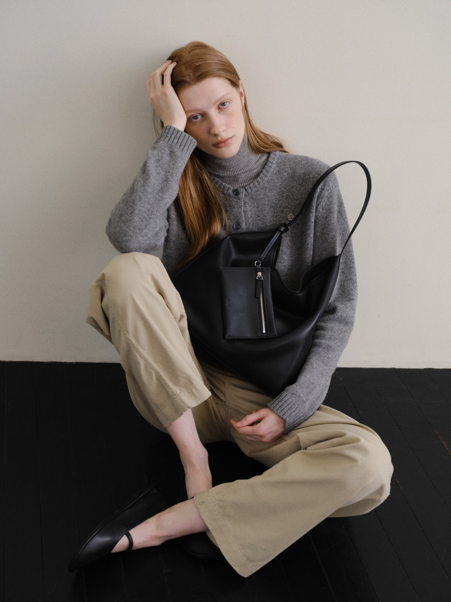 Classic knit cardigan