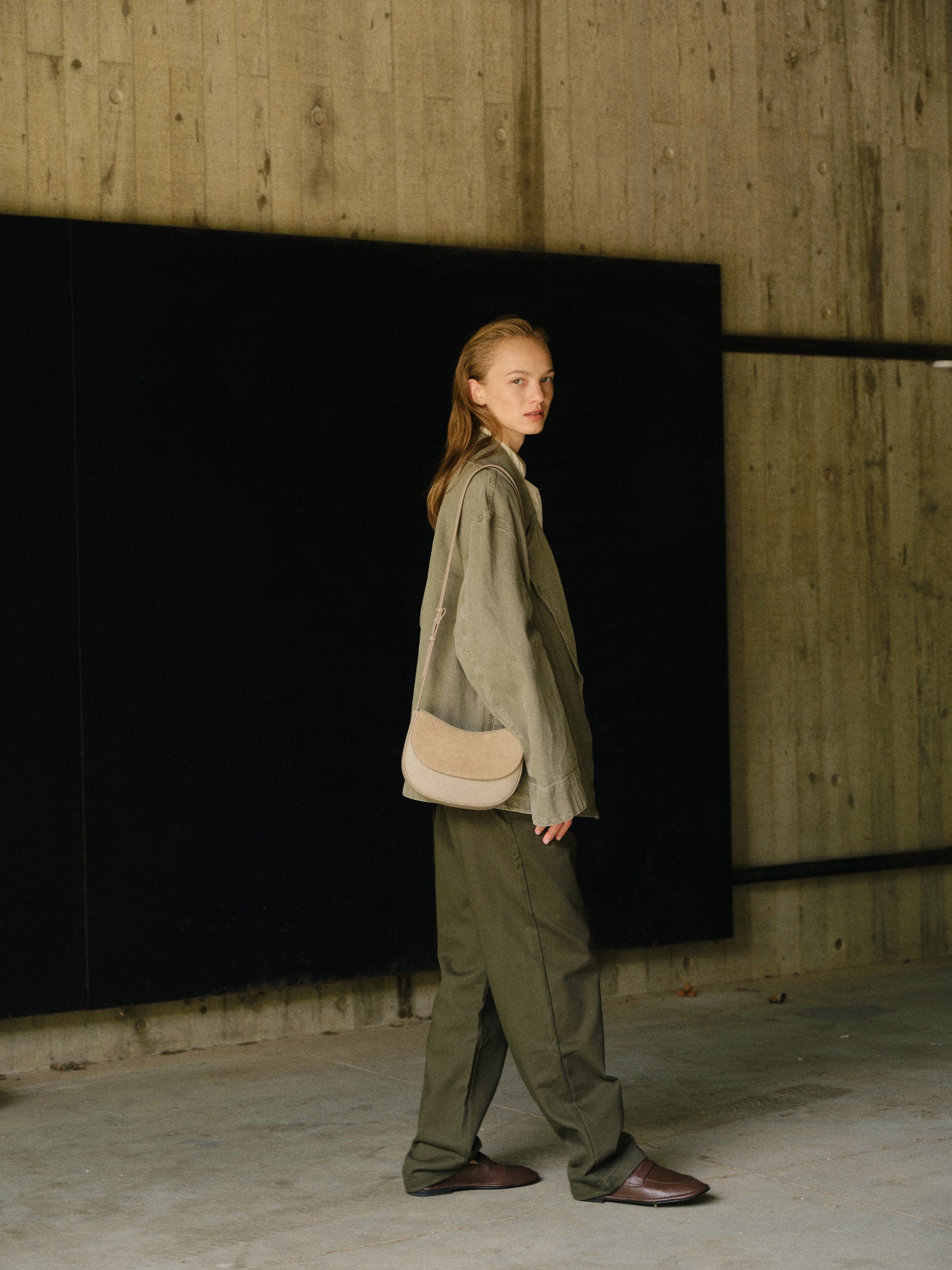 Mini Peanut bag Suede