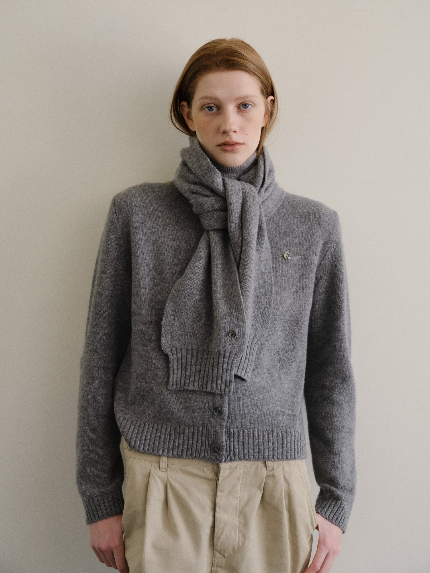 Classic knit cardigan