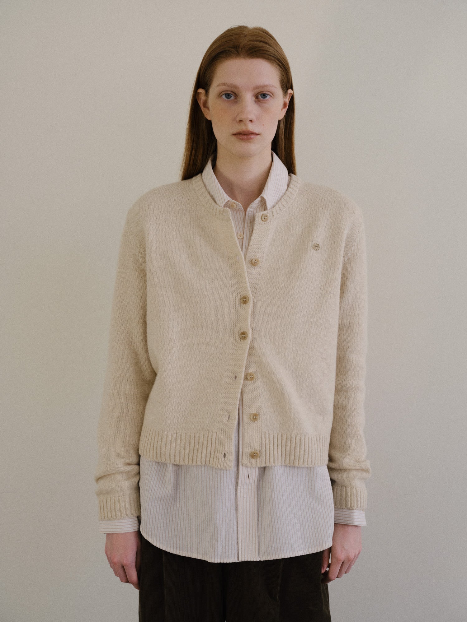 Classic knit cardigan