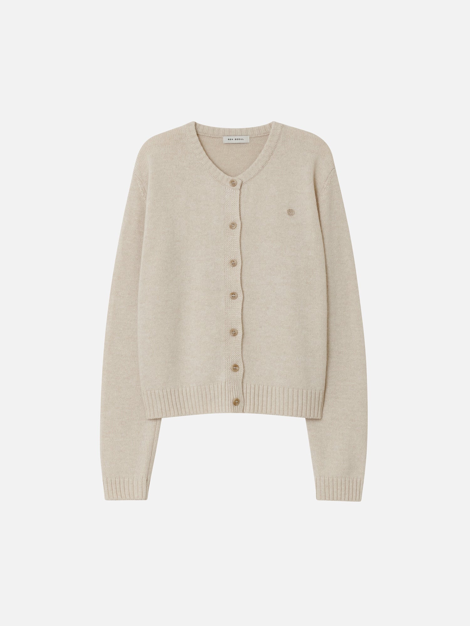 Classic knit cardigan