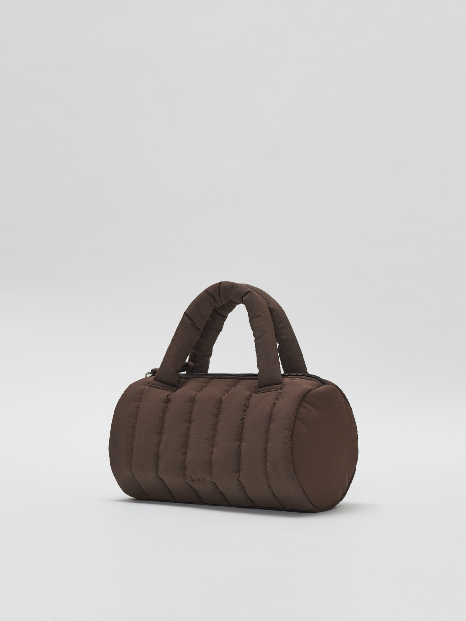 Cylinder padding tote bag