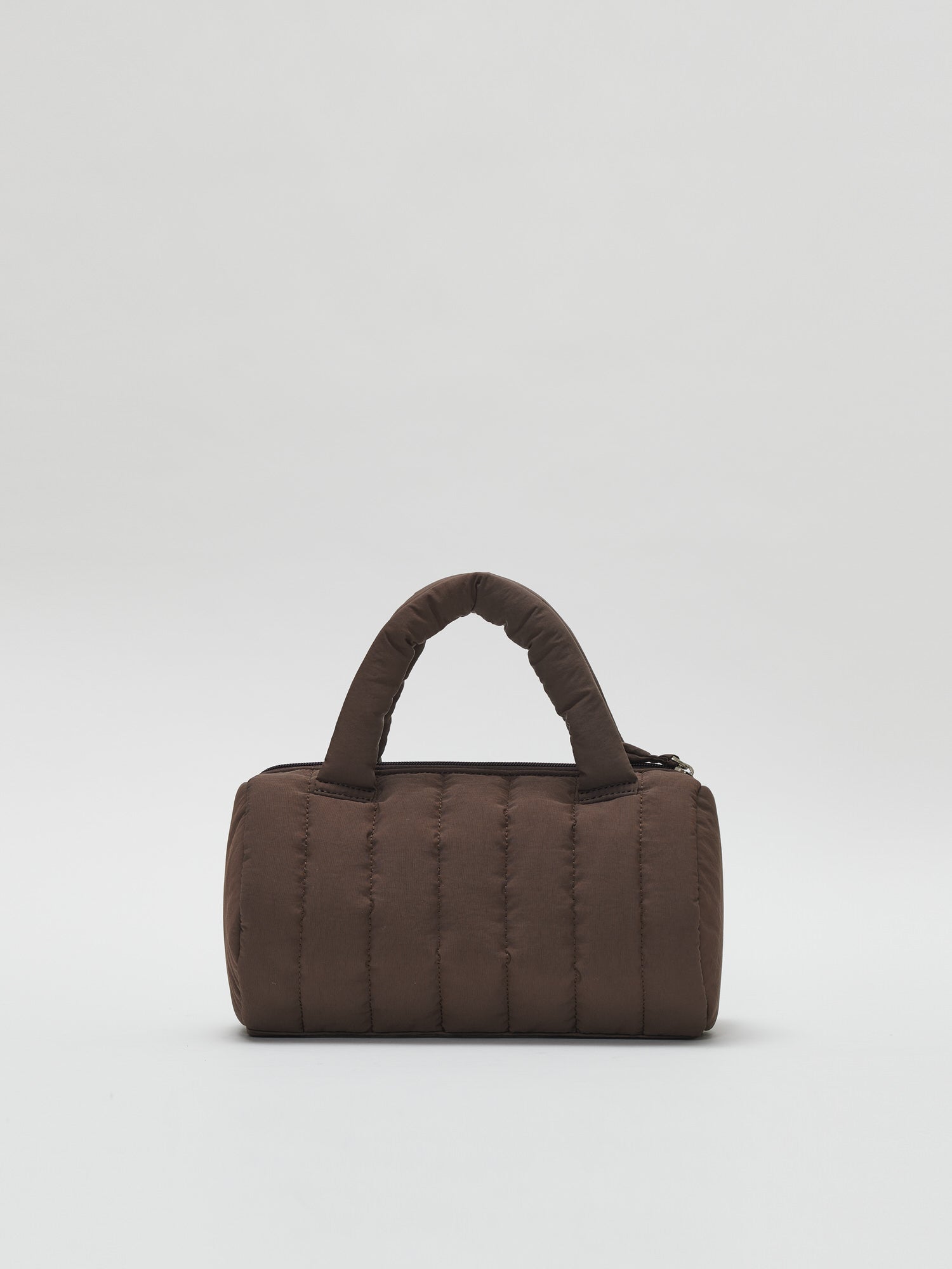 Cylinder padding tote bag