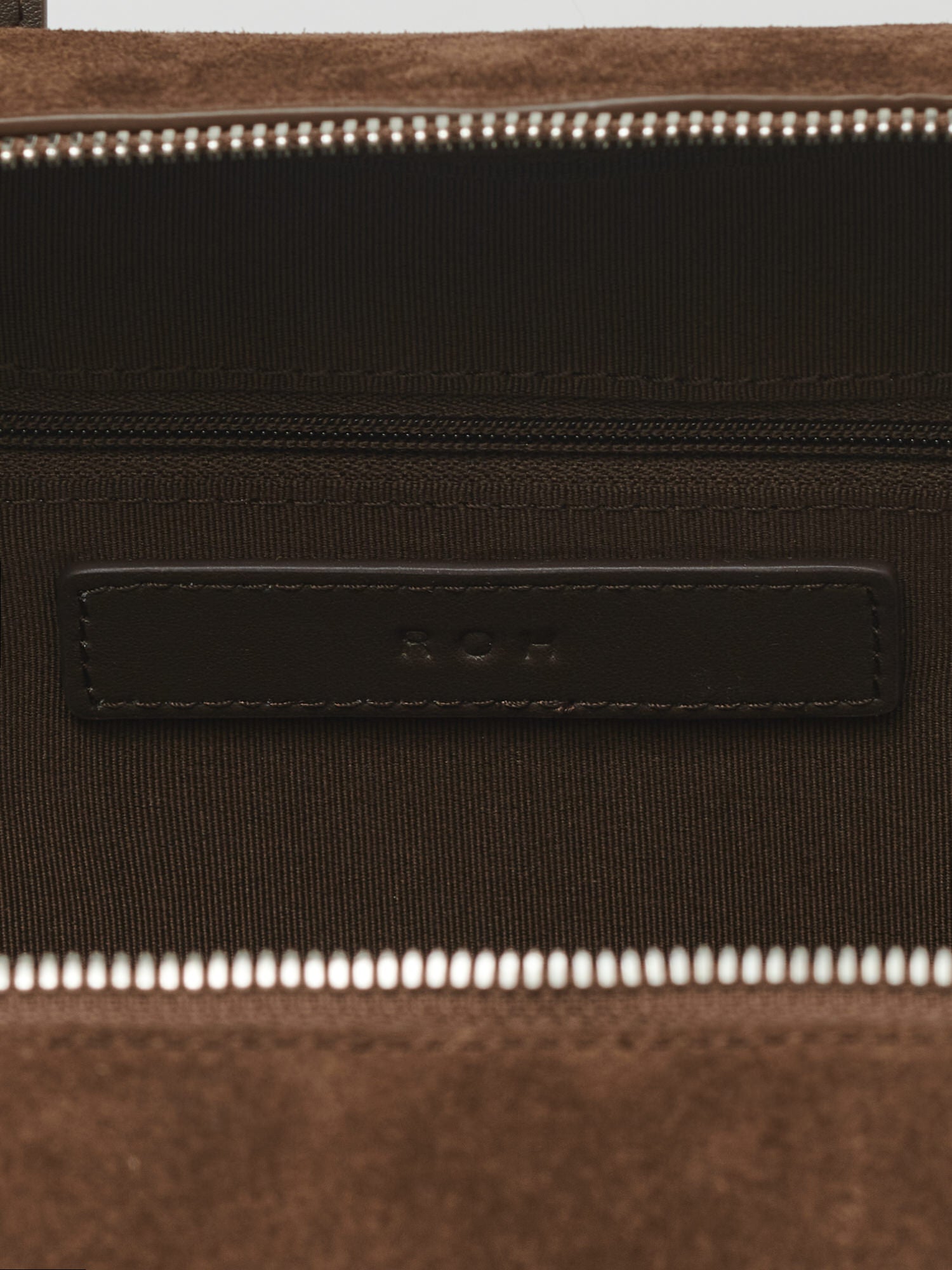 Mini Tin square tote bag Suede