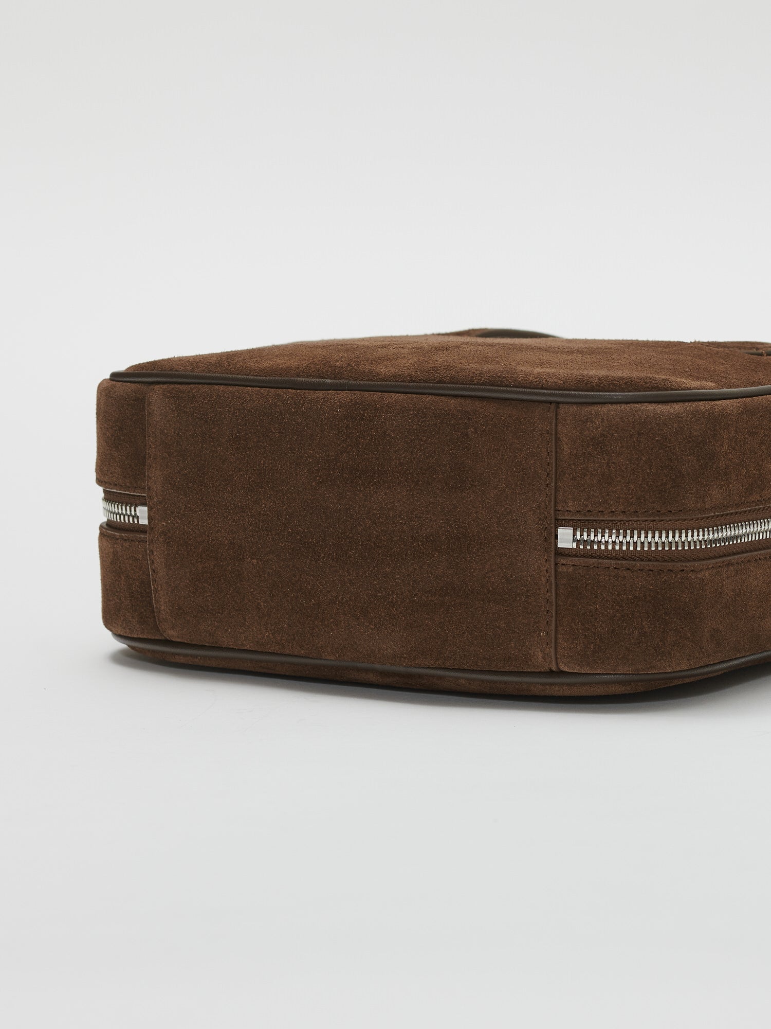 Mini Tin square tote bag Suede