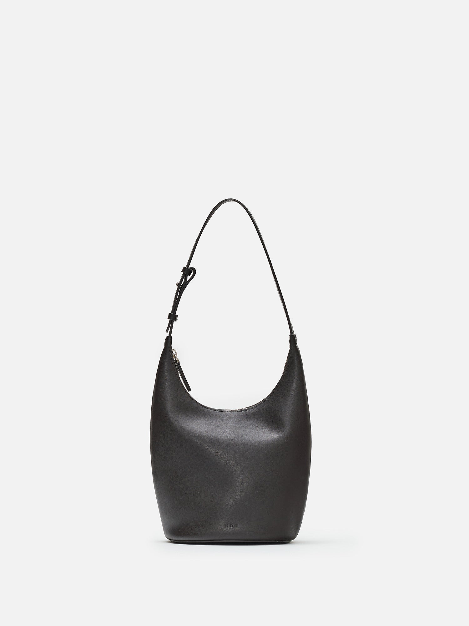 韓国話題★ROH SEOUL★Mini Peanut bag ミニショルダーバッグ黒 □ ROH SEOUL □ Mini Peanut bag Glossy black RLL24F86XBK