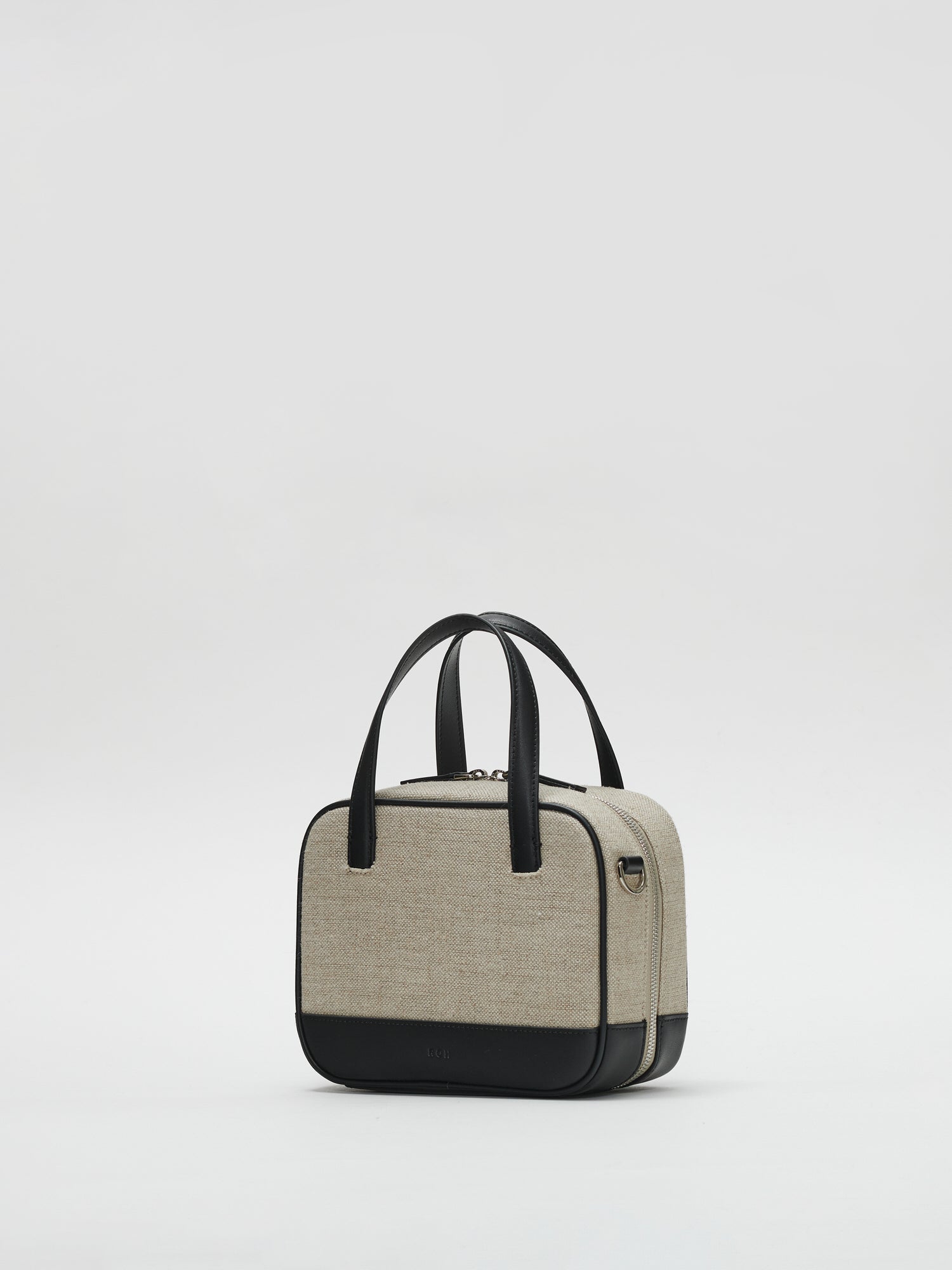 Mini Tin square tote bag Jute