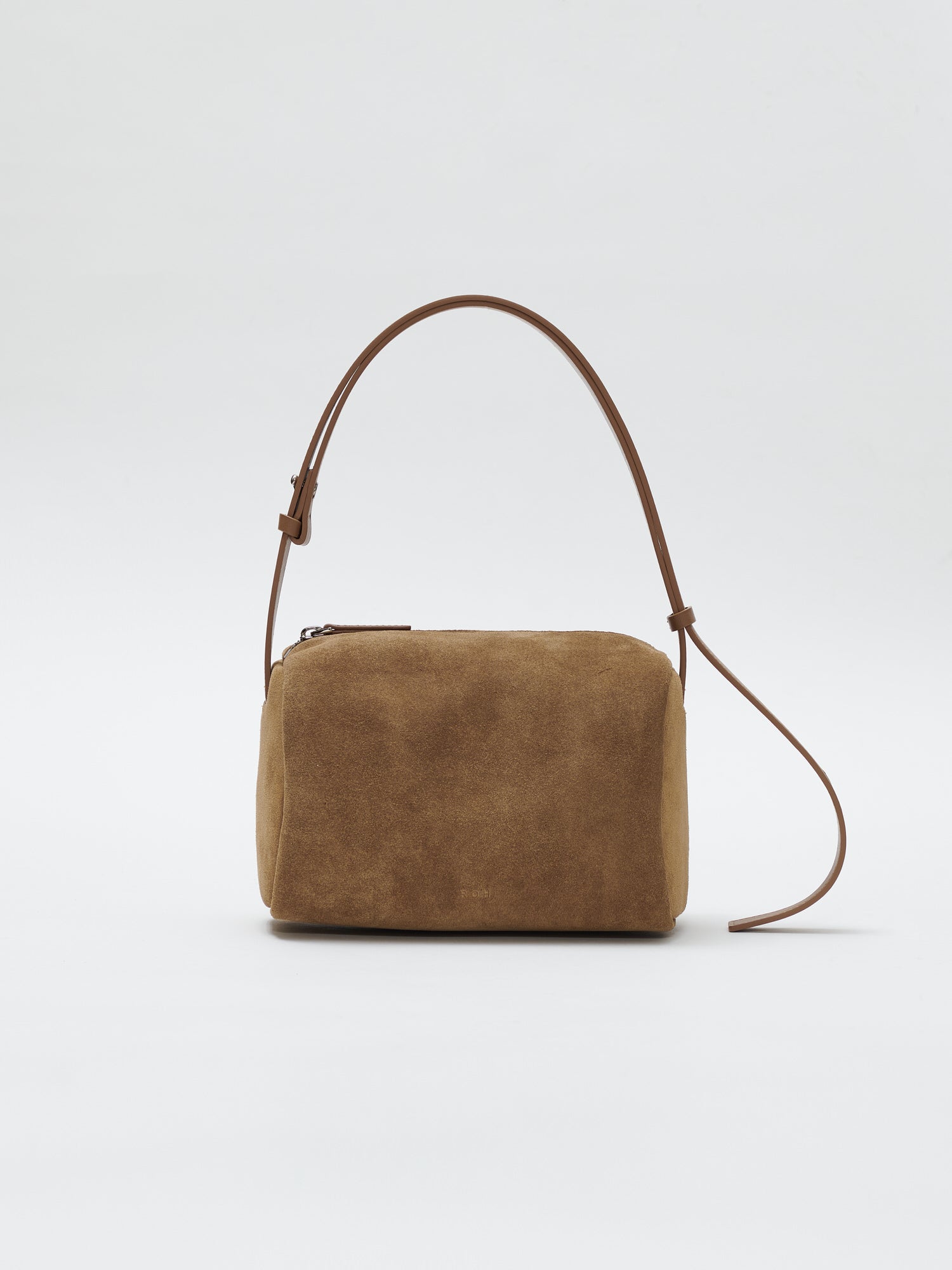 Block tote bag Suede