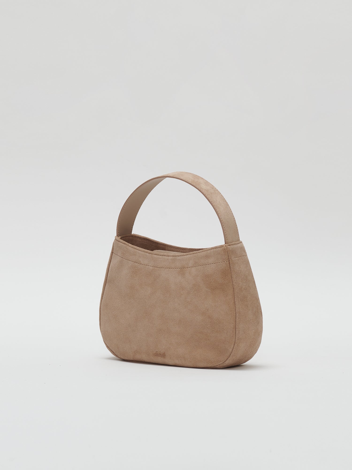 Curly tote bag Suede