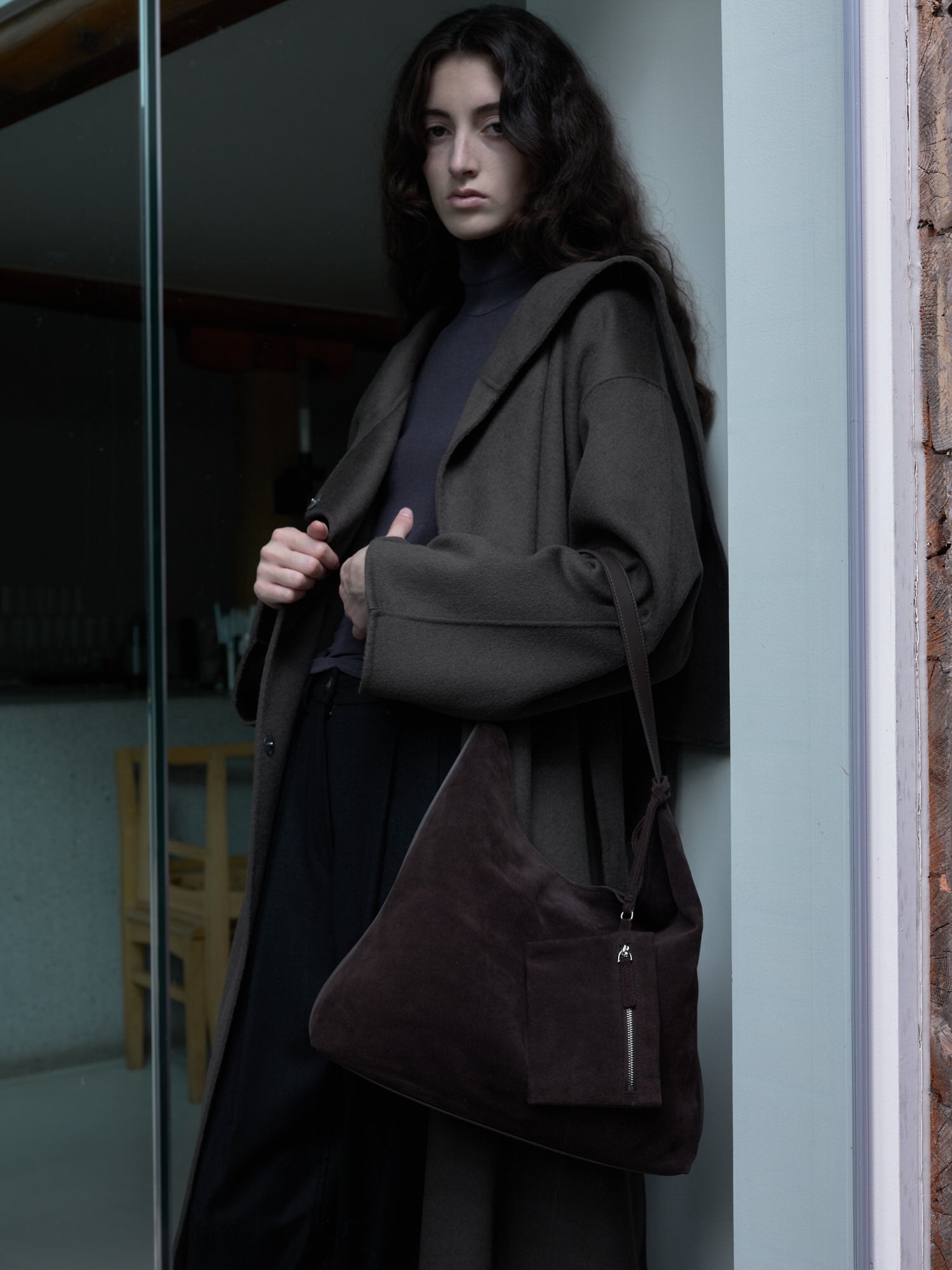 バッグ (ROH SEOUL) PULPY HOBO BAG Pulpy hobo bag Suede