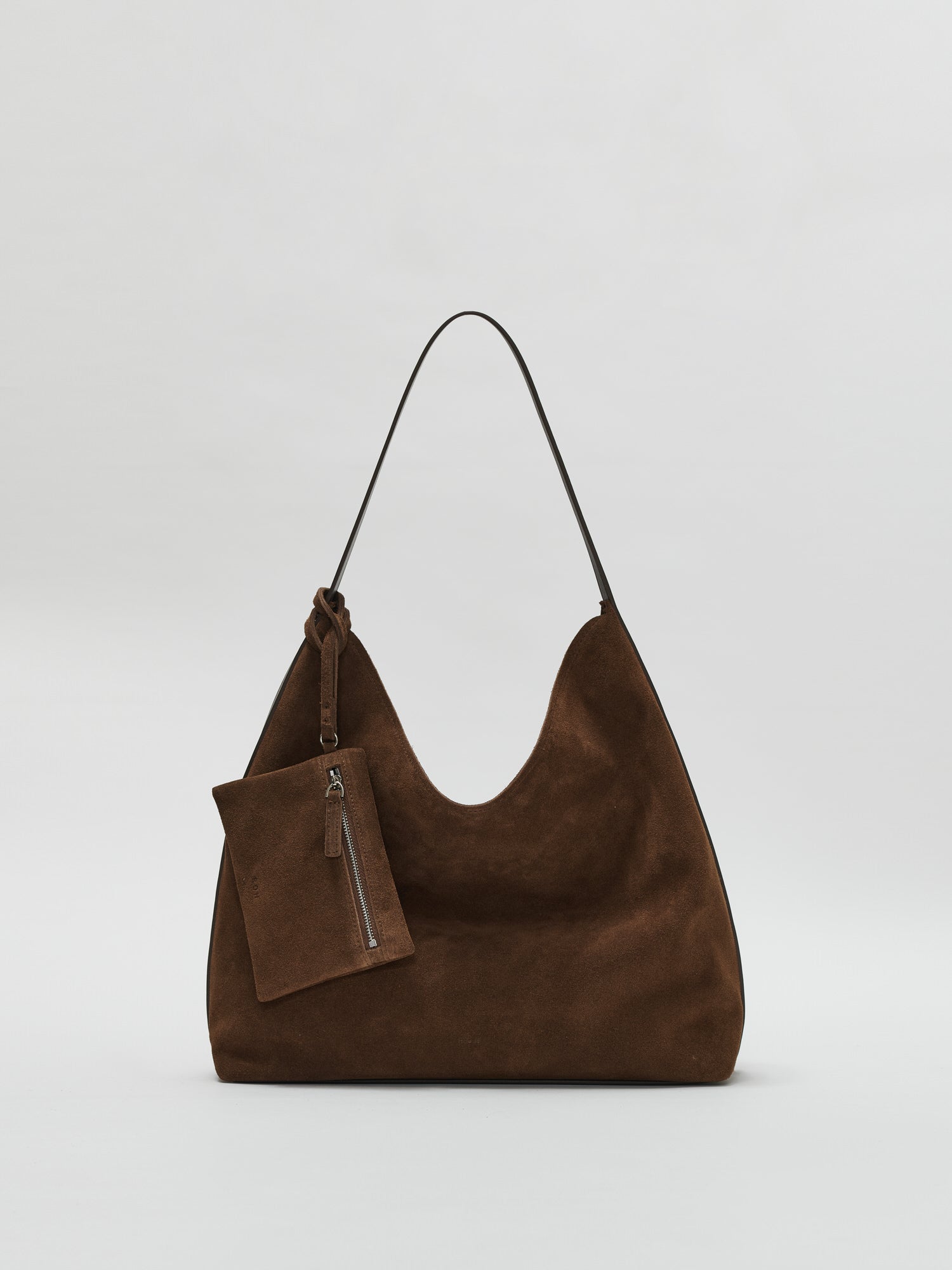 バッグ O.N.E Suede Hobo bag One Hobo Shoulder Bag - Suede Tan | Hand Made in Australia