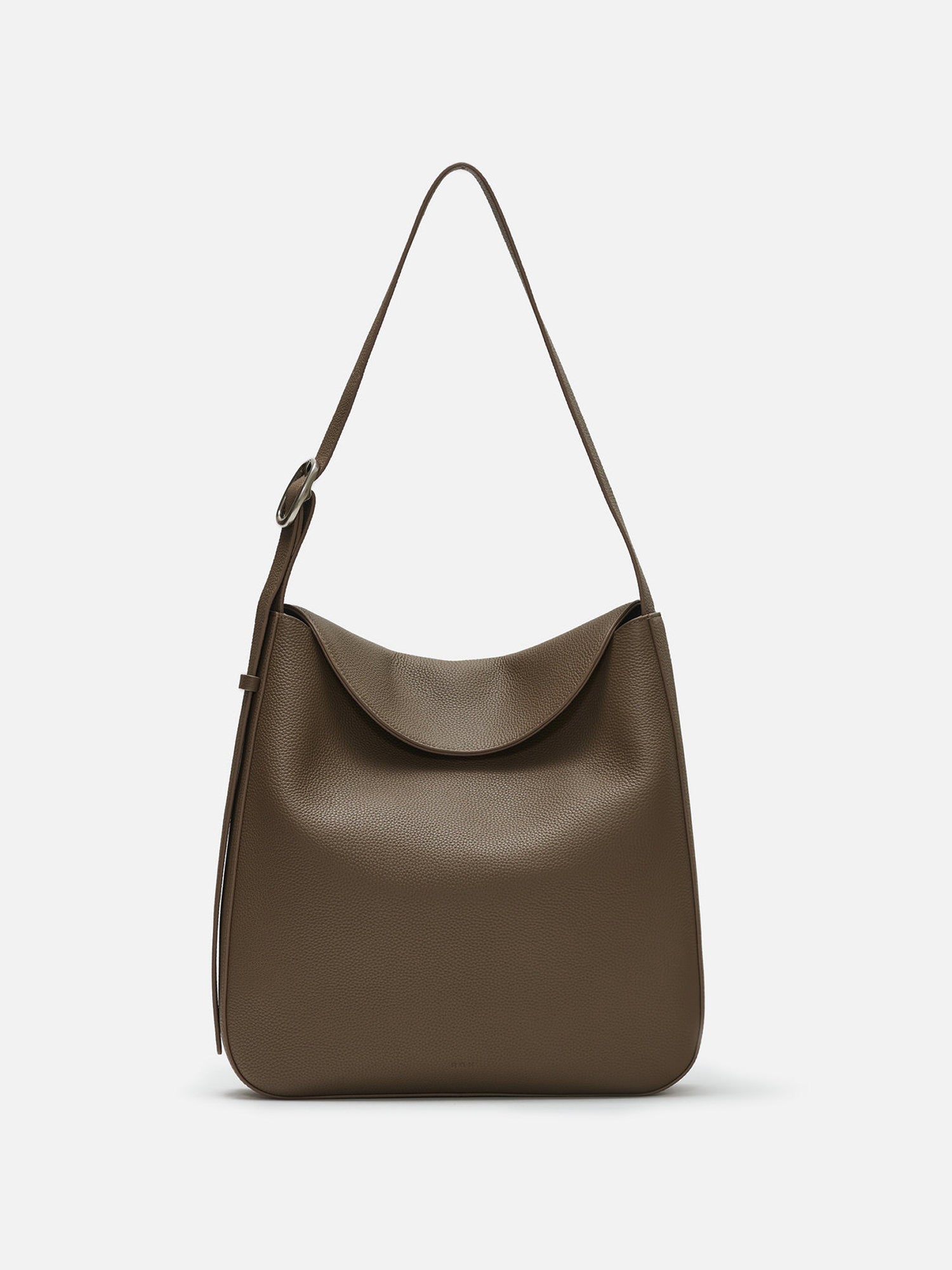 はゆ Double flap shoulder bag Textured