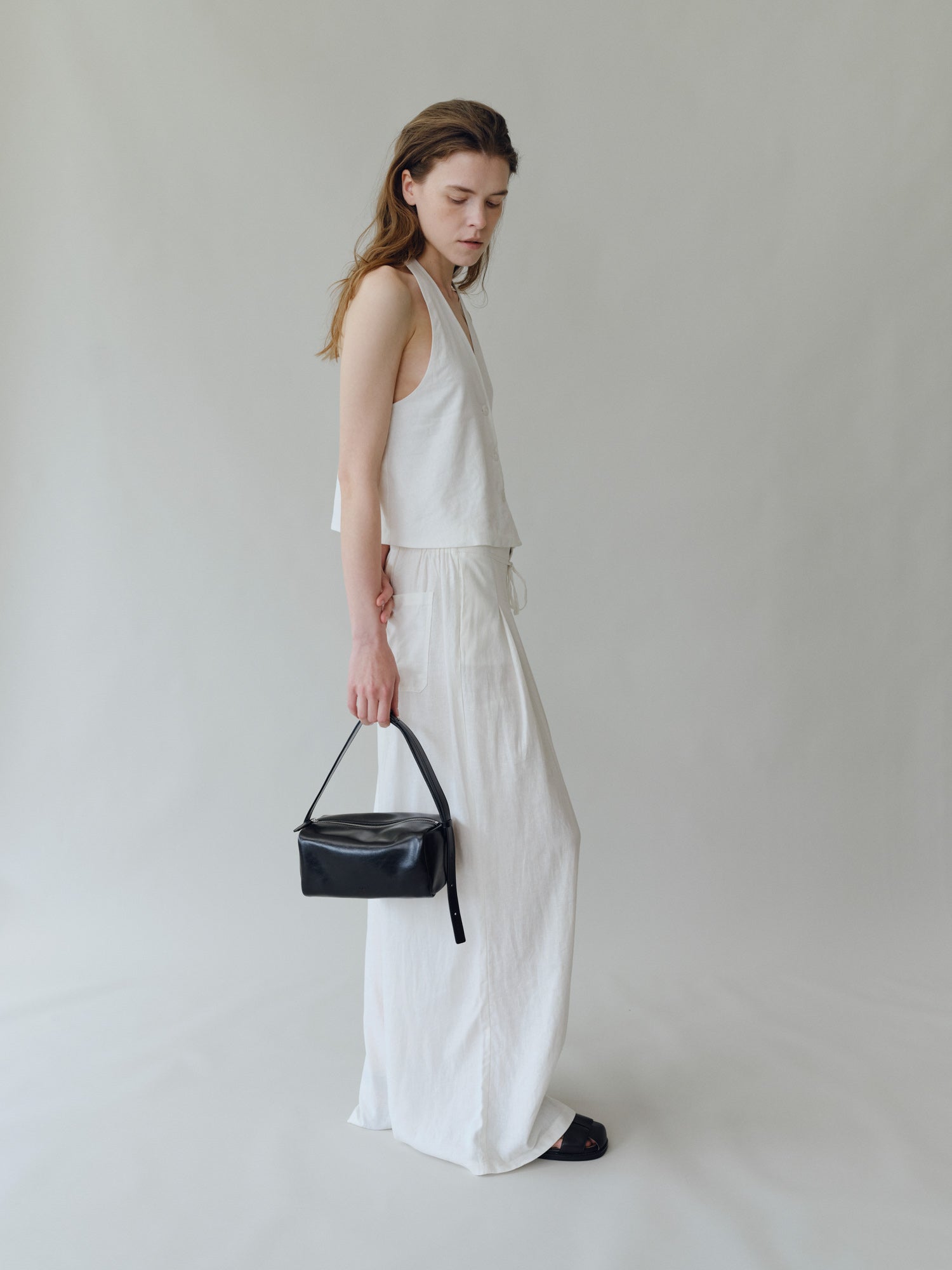 バッグ女新金潮日日日韓の連鎖の小方の包みの肩の斜めの約りとワニの紋 Block shoulder bag